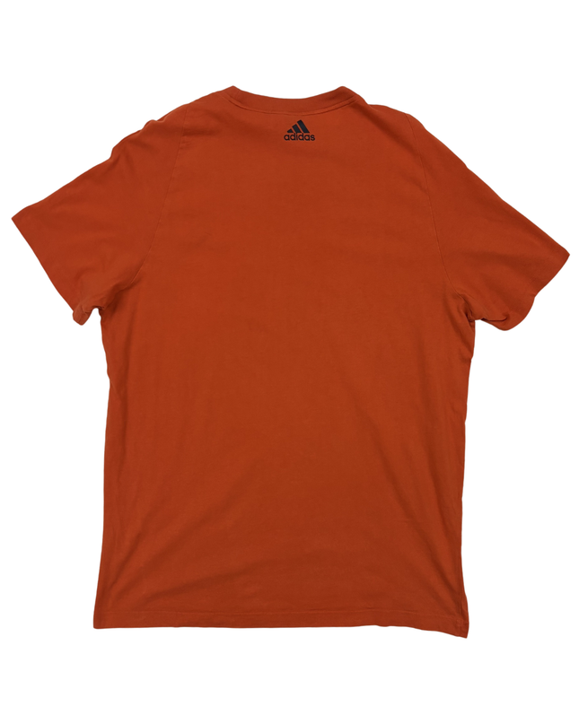 Adidas Core Logo Burnt Orange Graphic T-Shirt - M