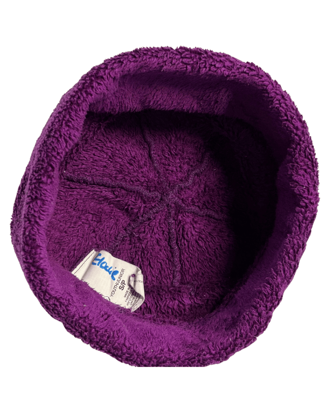 The North Face Youth Fleece Purple Plush Beanie