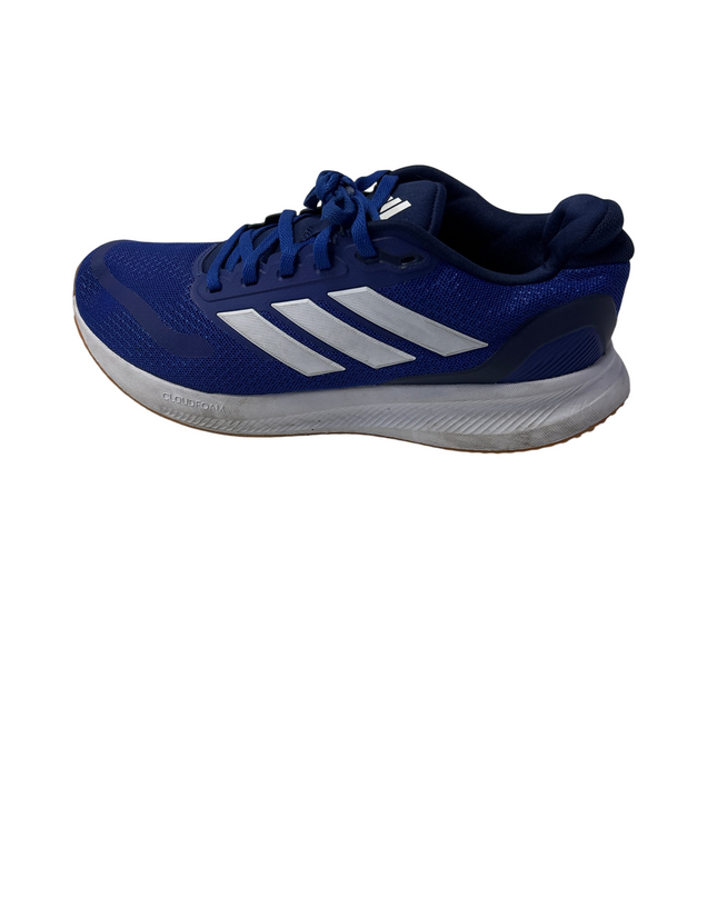 Adidas Blue Cloudfoam Three Stripes Running Sneakers