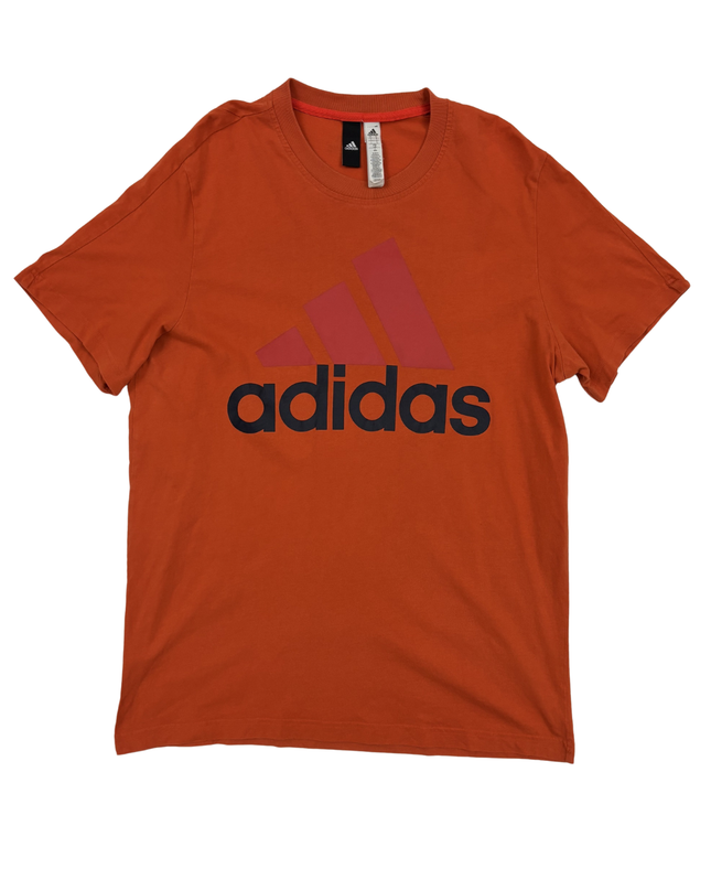 Adidas Core Logo Burnt Orange Graphic T-Shirt - M