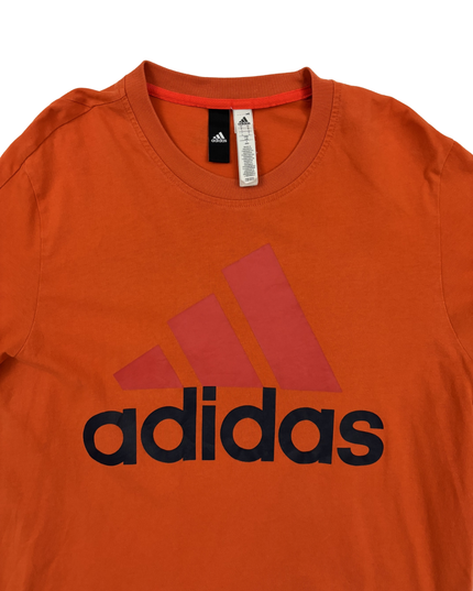 Adidas Core Logo Burnt Orange Graphic T-Shirt - M