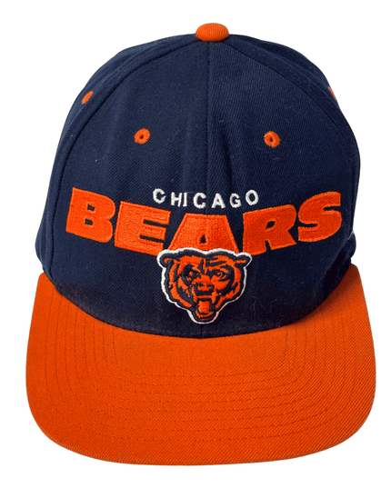 Mitchell & Ness Chicago Bears Navy & Orange Vintage Snapback Cap