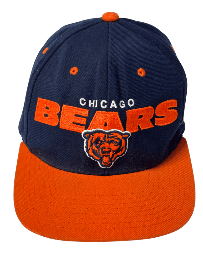 Mitchell & Ness Chicago Bears Navy & Orange Vintage Snapback Cap
