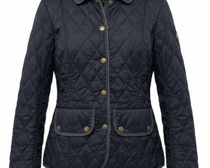 Barbour Navy Blue Quilted Heritage Jacket