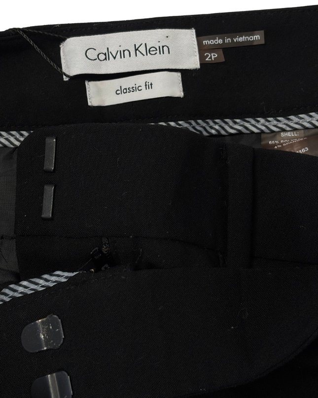 Calvin Klein Classic Fit Black Dress Pants