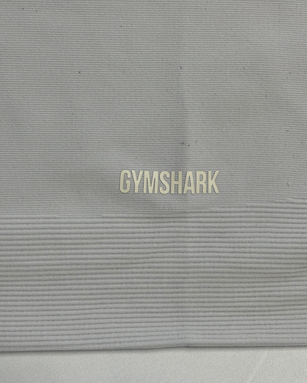 Gymshark Light Gray Ribbed Joggers - XS | Waist: 28"