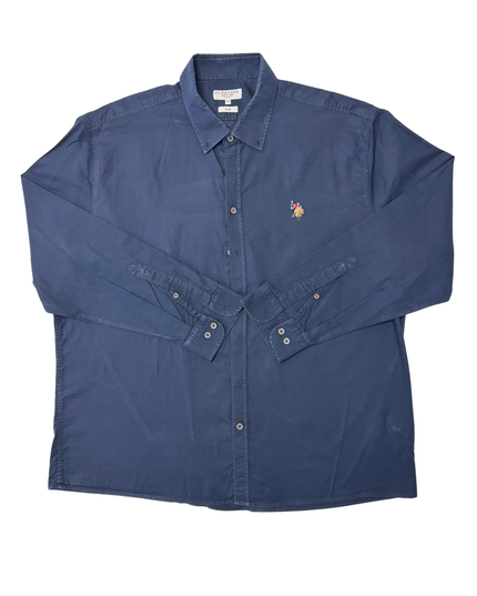 U.S. Polo Assn. Navy Blue Slim Fit Shirt