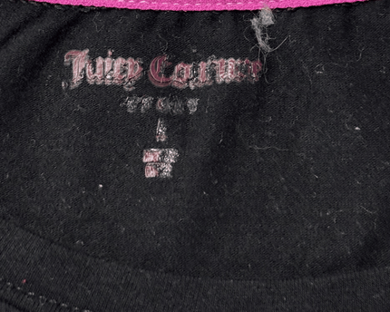 Juicy Couture Sport Black Multi-Logo Graphic T-Shirt