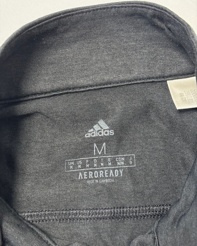 Adidas AEROREADY Quarter-Zip Dark Gray Training Pullover - S