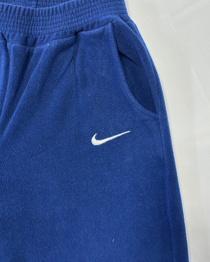 Nike Swoosh Royal Blue Fleece Sweatpants - XS | Waist: 26"