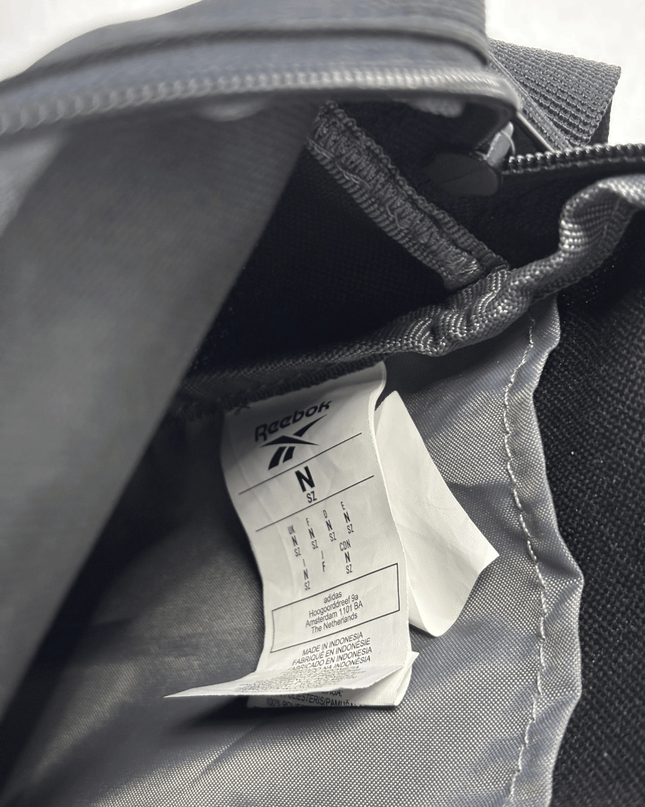 Reebok Classic Black Logo Crossbody Sling Bag