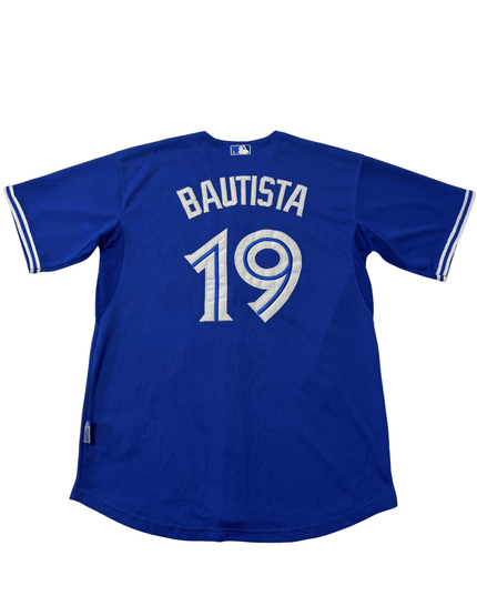 MLB Toronto Blue Jays Jose Bautista #19 Majestic Authentic Collection Jersey