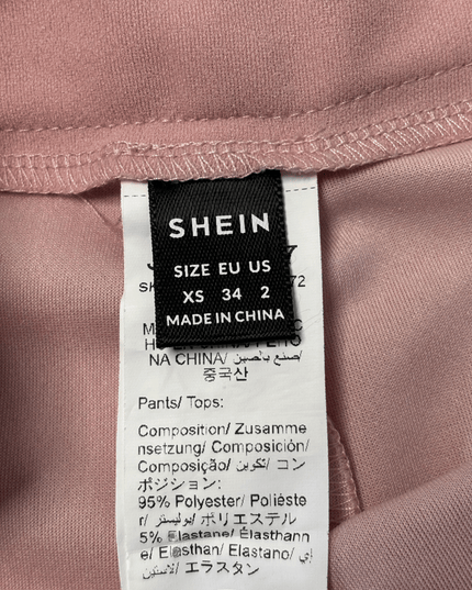 Dusty Rose Two-Piece Vest and Wide Leg Pant Co-ord Set