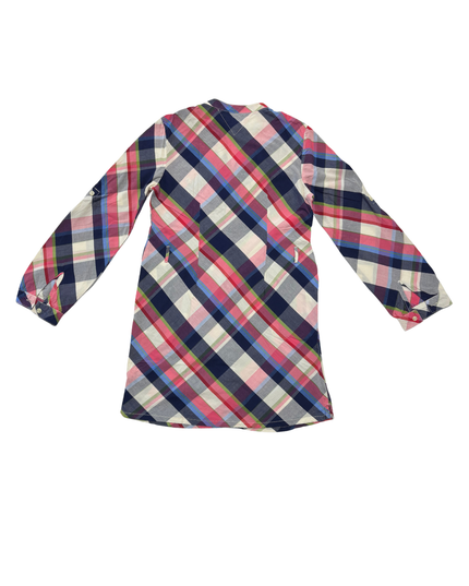 Tommy Hilfiger Multicolor Plaid Ruffle Button-Up Shirt - XS