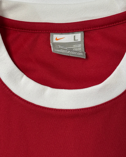 Nike Retro Red & White Trim Football Training Jersey