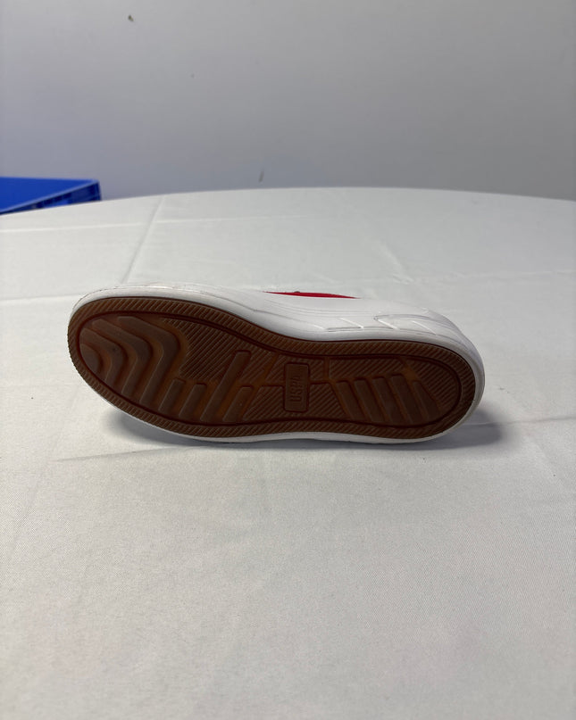 U.S. Polo Assn. Red Canvas Low Top Sneakers