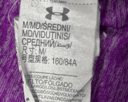 Under Armour Purple HeatGear Racerback Tank Top