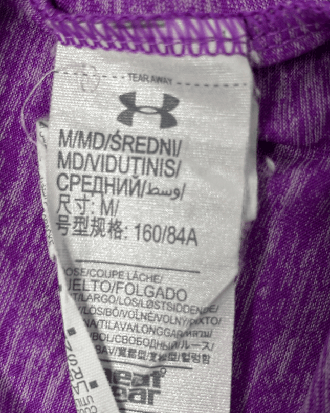 Under Armour Purple HeatGear Racerback Tank Top