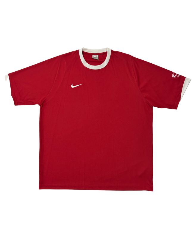 Nike Retro Red & White Trim Football Training Jersey