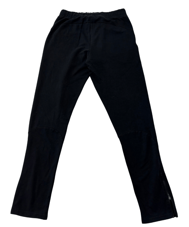 Gymshark Black Tapered Fit with Ankle Zips Joggers