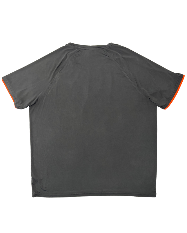 Slazenger Active Black & Orange Graphic Training T-Shirt