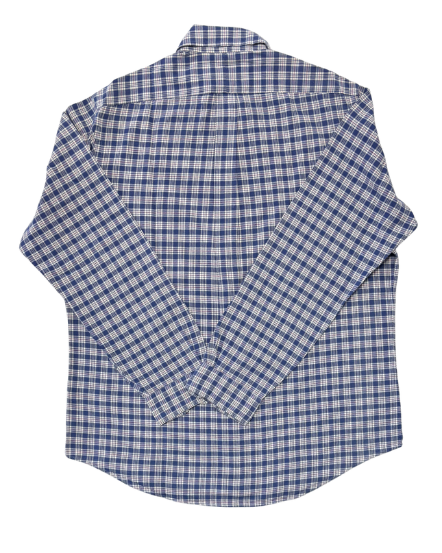 Ralph Lauren Classic Fit Navy & White Check Oxford Shirt - XL