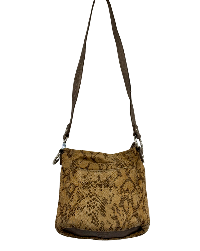 Kathy Van Zeeland Y2K Snakeskin Crossbody Bag