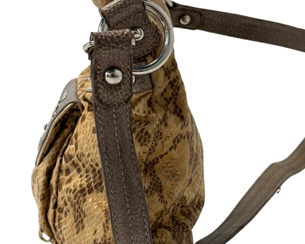 Kathy Van Zeeland Y2K Snakeskin Crossbody Bag