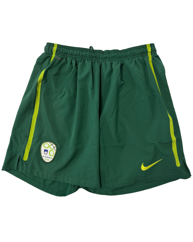 Nike Dri-FIT SLOVENIA National Team Green Football Shorts
