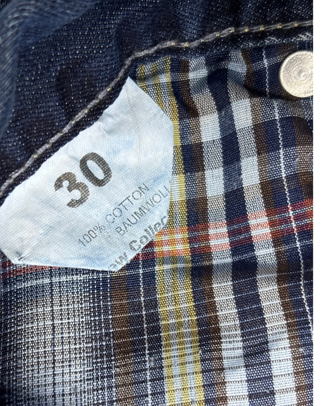 Tommy Hilfiger "Hilfiger 85" Dark Wash Denim Bermuda Shorts