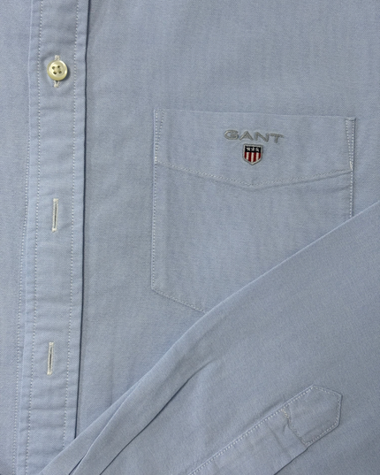 GANT Light Blue Oxford Regular Fit Button-Down Shirt