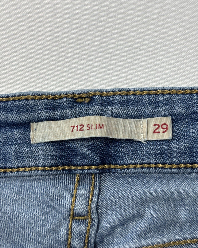 Levi's 712 Slim Blue Jeans