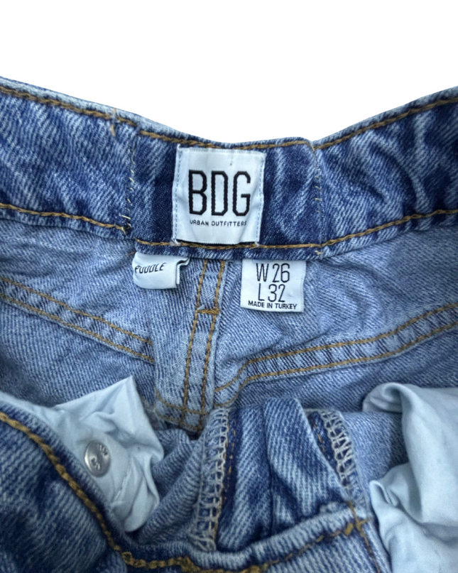 Wide Leg Multi Patch Jeans - XS | Waist 24