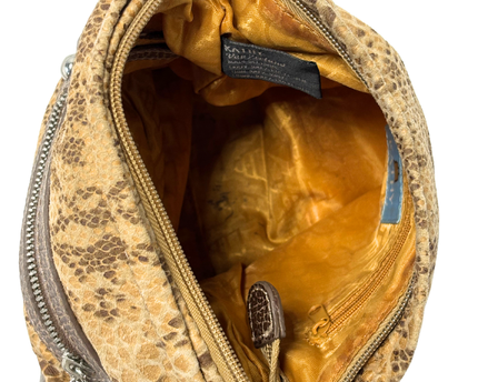 Kathy Van Zeeland Y2K Snakeskin Crossbody Bag