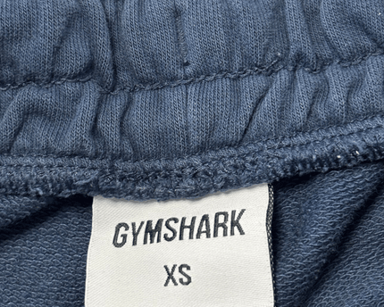 Gymshark Crest Navy Blue Tapered Joggers Sweatpants
