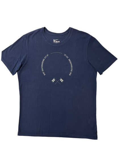 Nike SB Dri-Fit Navy Blue Skateboarding Graphic T-Shirt - L
