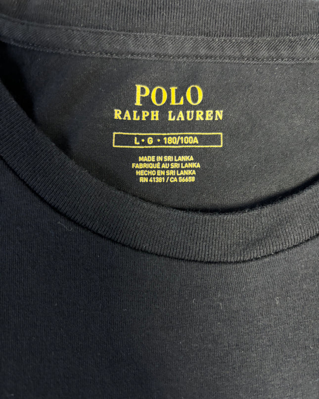 Polo Ralph Lauren Black Classic Crew Neck T-Shirt