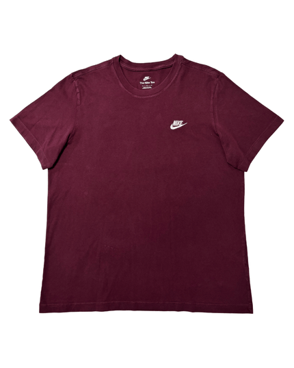 Nike “The Nike Tee” Maroon Essential Logo T-Shirt