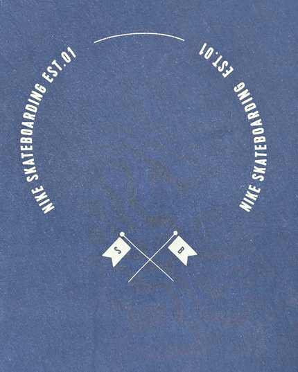 Nike SB Dri-Fit Navy Blue Skateboarding Graphic T-Shirt - L