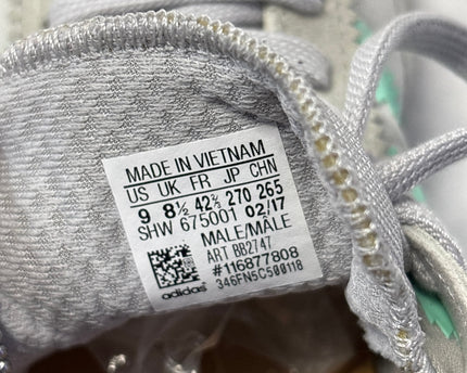 Adidas Grey Three Stripes Boost Sneakers