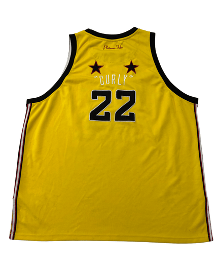 Vintage Platinum FUBU x Harlem Globetrotters 'Curly' Neal #22 Basketball Jersey