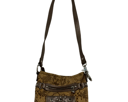 Kathy Van Zeeland Y2K Snakeskin Crossbody Bag