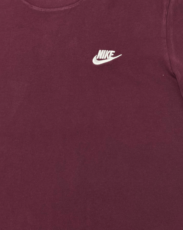 Nike “The Nike Tee” Maroon Essential Logo T-Shirt