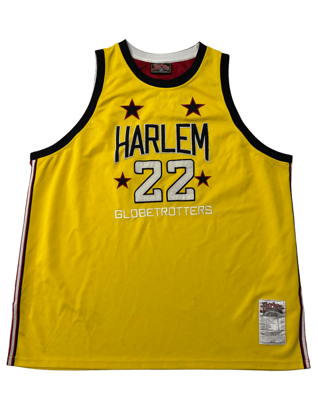 Vintage Platinum FUBU x Harlem Globetrotters 'Curly' Neal #22 Basketball Jersey