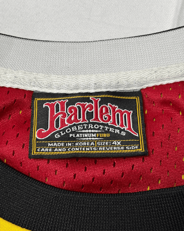 Vintage Platinum FUBU x Harlem Globetrotters 'Curly' Neal #22 Basketball Jersey