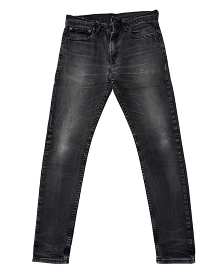 Levi’s 512 Slim Taper Fit Black Washed Stretch Denim Jeans