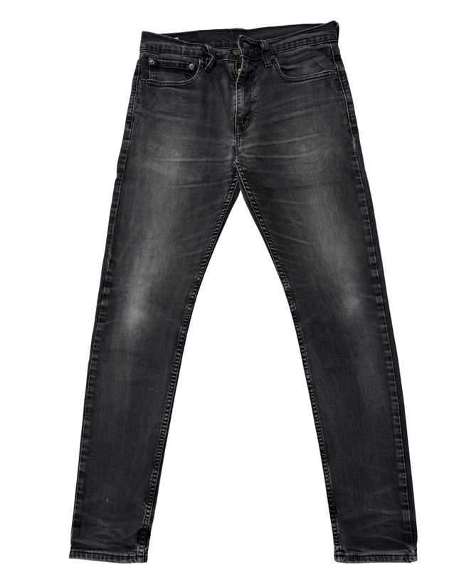 Levi’s 512 Slim Taper Fit Black Washed Stretch Denim Jeans