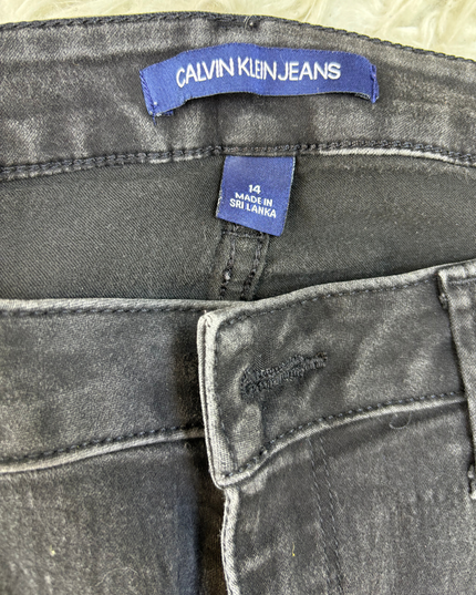 Calvin Klein Dark Wash Black Slim Fit Jeans - XL