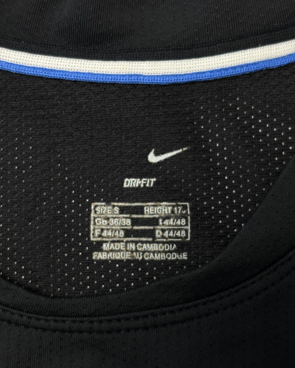 Nike Dri-FIT Black & Blue Sleeveless Training Jersey