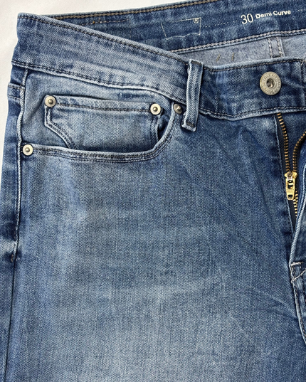 Levi’s Demi Curve Mid-Rise Bootcut Blue Stretch Denim Jeans